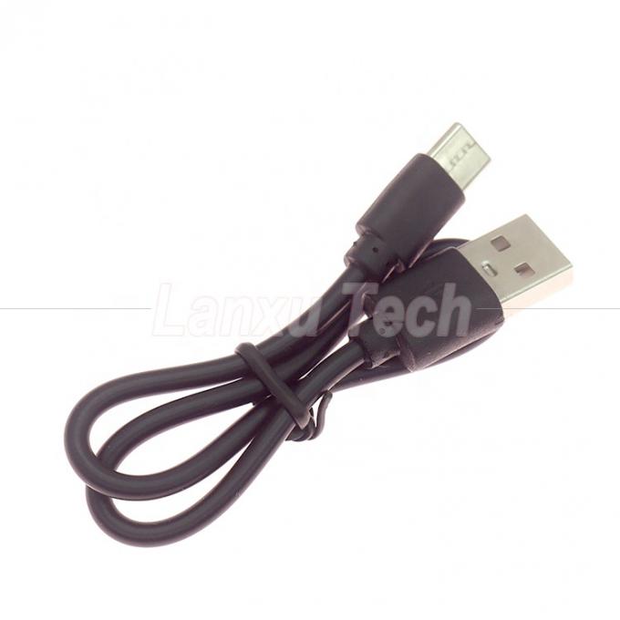 Korte snelle opladen Alleen 1A 2A USB tot Type C oplaadkabel voor Power Bank Fan 0