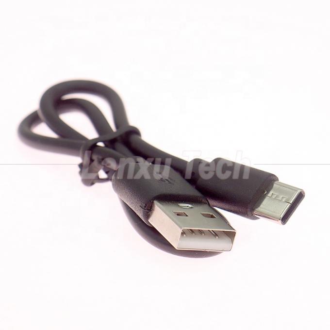 Korte snelle opladen Alleen 1A 2A USB tot Type C oplaadkabel voor Power Bank Fan 1