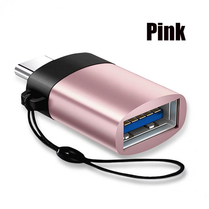 Draagbare Mini Lanyard Metal Shell OTG Type C 3.1 Mannelijke naar USB 3.0 Vrouwelijke Adapter 8