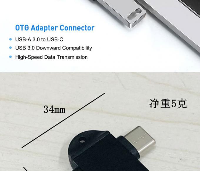2 in 1 USB3.0 naar Micro B Type C USB Converter OTG Adapter voor Android Phone U Disk Mouse 4