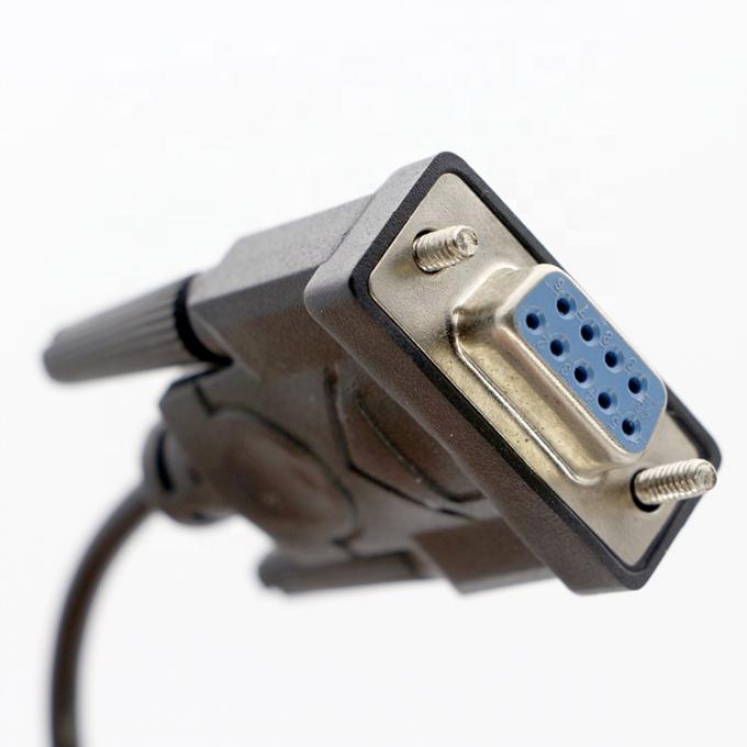 CUSTOM 90 graden rechthoek Mini B USB naar Vrouwelijke DB9 RS232 serie kabel 2