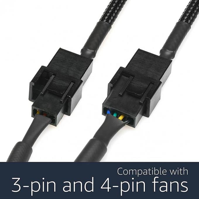 12V Step UP Boost USB naar 3 pin 4 pin PWM PC Fan ON OFF Switch Power Adapter Cable 5
