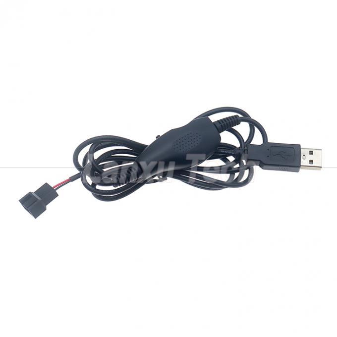 Verstelbare USB 5V Step up Boost naar DC 12V 3 Pin 4 Pin Connector Fan Speed Controller Power Adapter Cable voor PC koelventilator 0