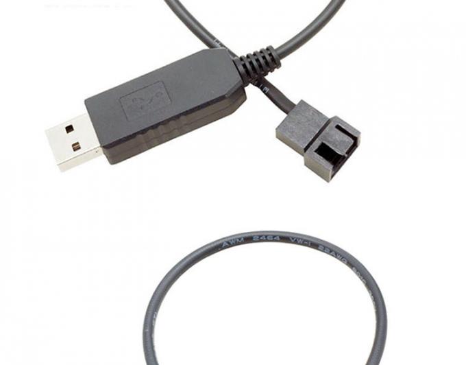 USB 5V tot 12V Spanning Stap omhoog 3 pin en 4 pin PC Fan Power Adapter Kabel 4