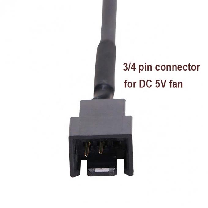 USB tot 3 pin 4 pin Molex Vrouwelijke PWM 5V Case Computer koeler koeling ventilator stroomtoevoer adapter connector kabel 1