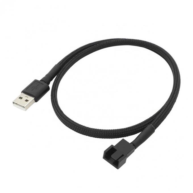 USB tot 3 pin 4 pin Molex Vrouwelijke PWM 5V Case Computer koeler koeling ventilator stroomtoevoer adapter connector kabel 5