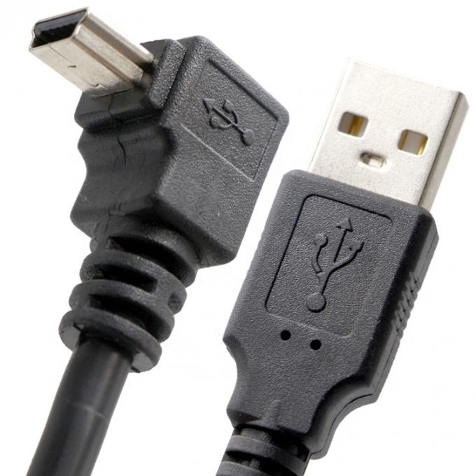 OEM rechts links omhoog naar beneden 90 graden hoek MINI USB kabel voor PS3 Controller MP3 Camera 3
