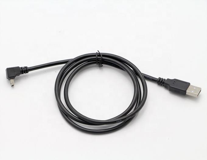 OEM rechts links omhoog naar beneden 90 graden hoek MINI USB kabel voor PS3 Controller MP3 Camera 1