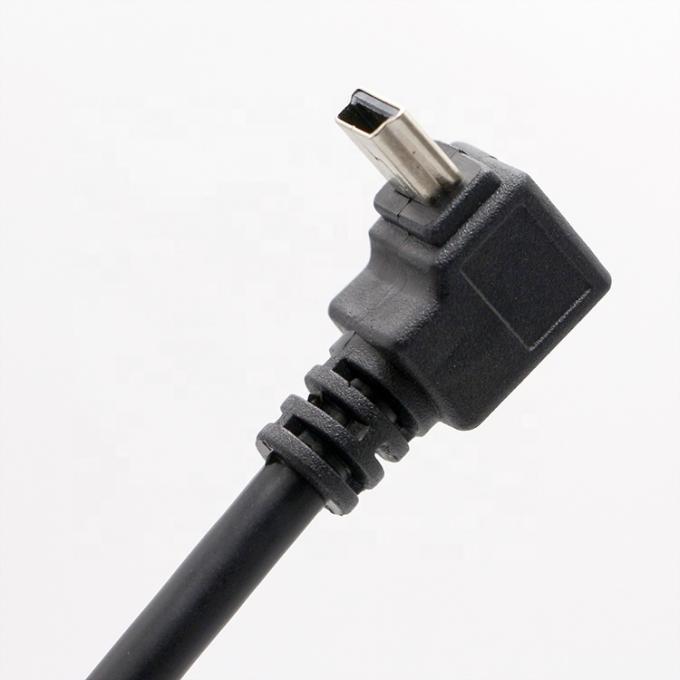 OEM rechts links omhoog naar beneden 90 graden hoek MINI USB kabel voor PS3 Controller MP3 Camera 5