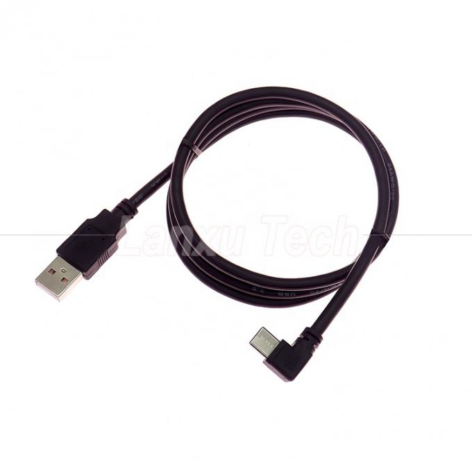 1m 2m 3m 5m Gegevens opladen 90 graden Opwaarts naar beneden Links Rechts Hoek USB naar Type C Verlengkabel 0