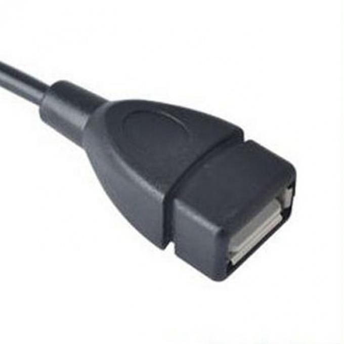 90 graden hoek Micro B naar USB Type A Vrouwelijke OTG-adapterkabel 2