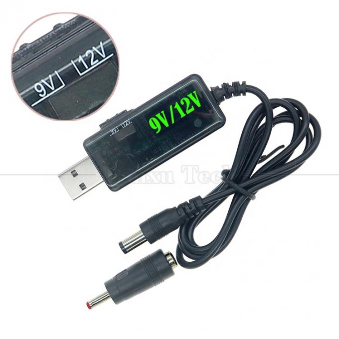 1m Drok 5V USB om 9V 12V Step Up Multi Output DC Converter Cable voor Router Modem te versterken 3