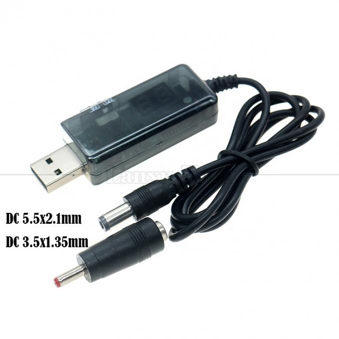 1m Drok 5V USB om 9V 12V Step Up Multi Output DC Converter Cable voor Router Modem te versterken 6
