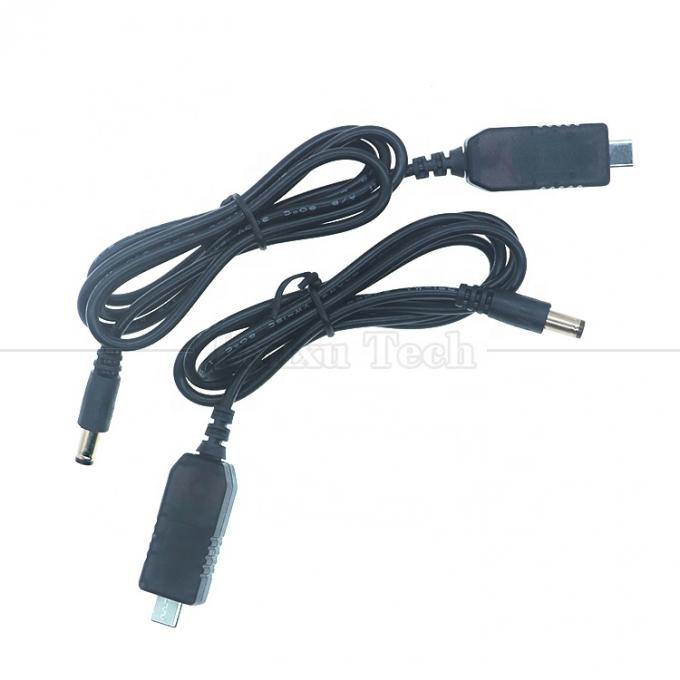 USB Type C tot DC 5.5x2.1mm 8.4v 7.4v 6v 4.5v 3.6v 3v 2.4v 9v 12v Uitgangskabel voor Wifi Router Led Light Strip Circuit 1
