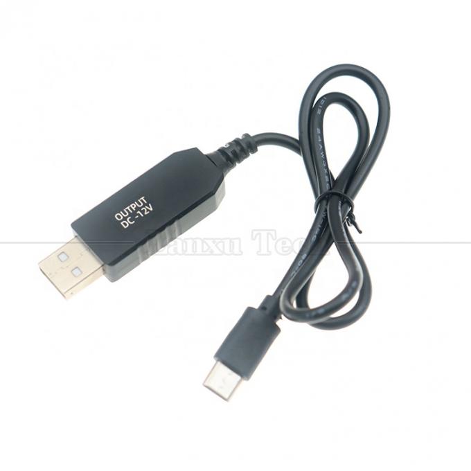 USB 5V naar USB Type C 12V Output Booster Converter Power Charger Cable voor Led Light Matten 5