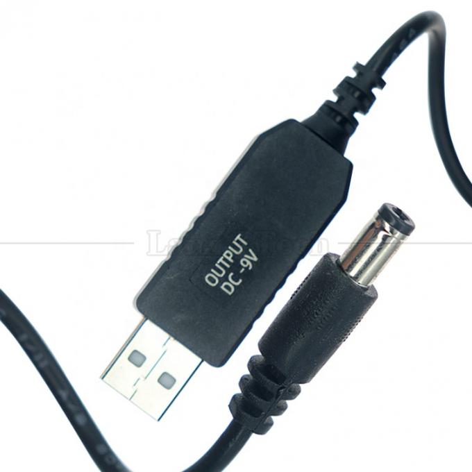 High Quality Booster 5V USB naar 9V DC 5.5x2.1mm Step Up Converter Power Charger Cable voor Wifi Router Modem 4