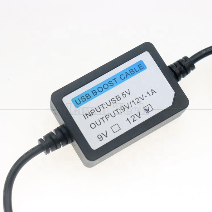 Hoogwaardige 5V tot 9V 12V 1A USB tot DC 5.5x2.1mm Wifi Router Booster Converter Cable 3