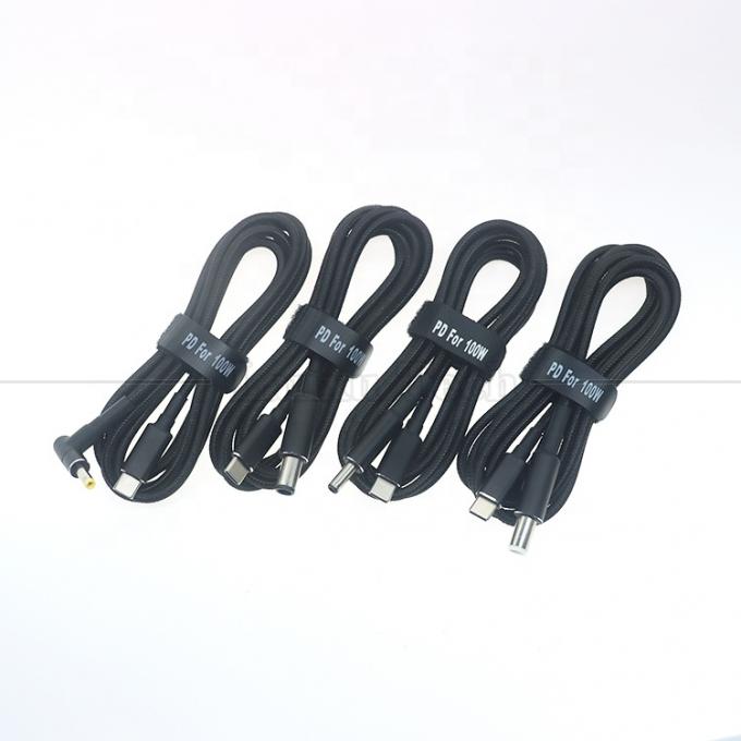 20V 5A 100W Dual E Mark Chip PD Charging USB Type C naar DC Laptop Cable Wire Adapter voor HP Asus Lenovo Dell 0