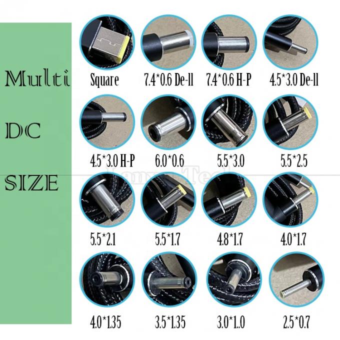 20V 5A 100W Dual E Mark Chip PD Charging USB Type C naar DC Laptop Cable Wire Adapter voor HP Asus Lenovo Dell 1