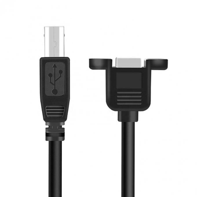 Schroefvergrendelingsstaaf Man tot Vrouwelijk Panel Mount USB 3.0 Type B Printer Extension Cable 5