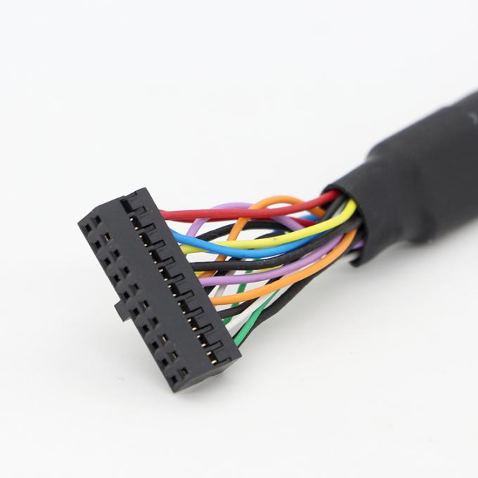 Y Splitter Screw Locking Stud Dual USB 3.0 Type A Vrouwelijk Panel Mount USB-kabel met Molex 4