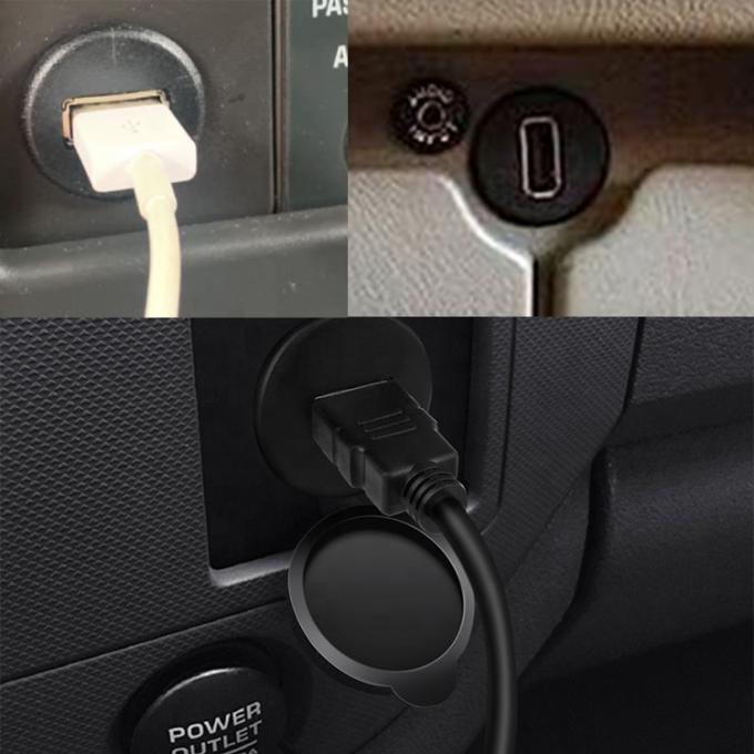 Auto Audio Stereo Dashboard Man tot Vrouwelijke Flusspaneel Mount USB 2.0 Type A Verlengkabel 1