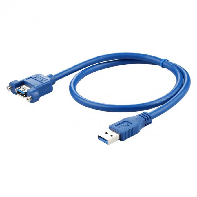 High Speed Data 5Gbps USB 3.0 Type A Man tot Vrouw Panel Mount USB 3.0 Verlengkabel 1