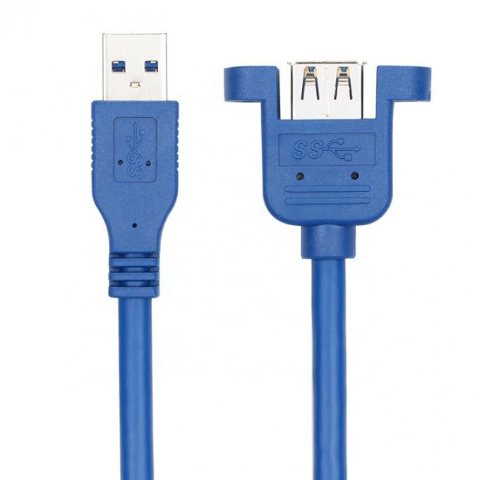 High Speed Data 5Gbps USB 3.0 Type A Man tot Vrouw Panel Mount USB 3.0 Verlengkabel 2