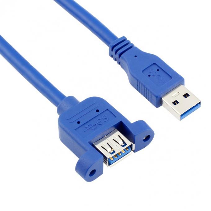 High Speed Data 5Gbps USB 3.0 Type A Man tot Vrouw Panel Mount USB 3.0 Verlengkabel 4