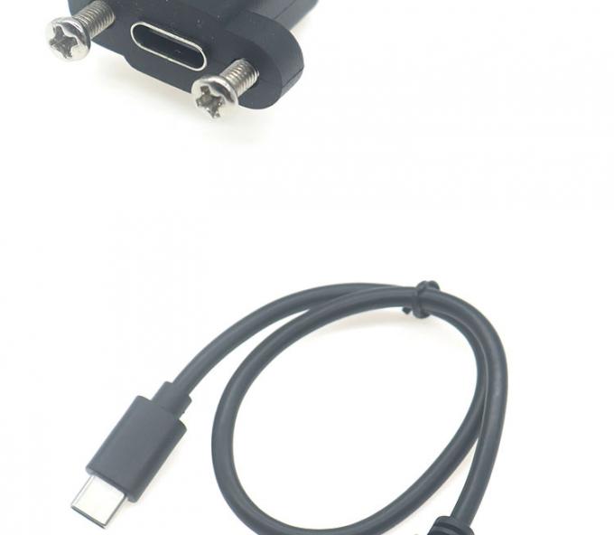 30 cm 50 cm schroefpaneel montage Man tot Vrouw USB Type C 3.1 verlengkabel 6