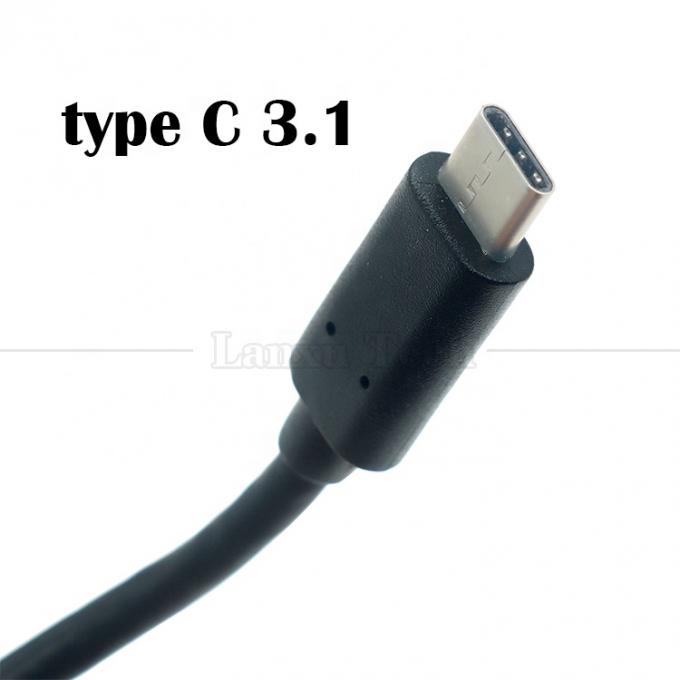 10 Gbps 0,3 m 1 m Man tot vrouw Type C 3.1 Panel Mount Schroef slotgat USB-verlengkabel 7