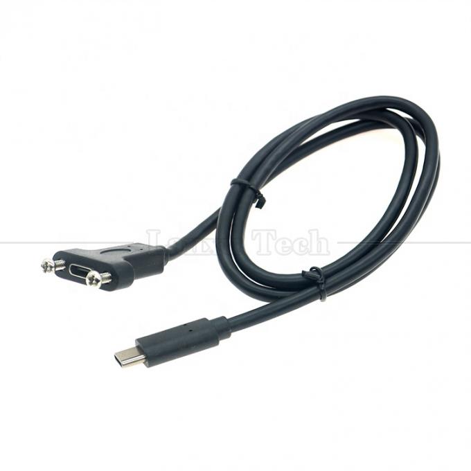 10 Gbps 0,3 m 1 m Man tot vrouw Type C 3.1 Panel Mount Schroef slotgat USB-verlengkabel 9