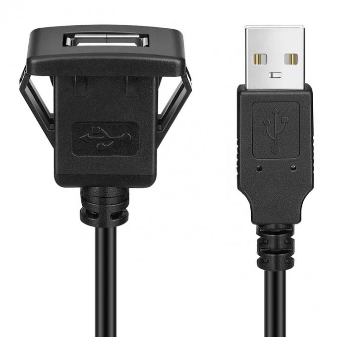 Snap Socket Dashboard Panel Man tot Vrouw USB-verlengkabel 4