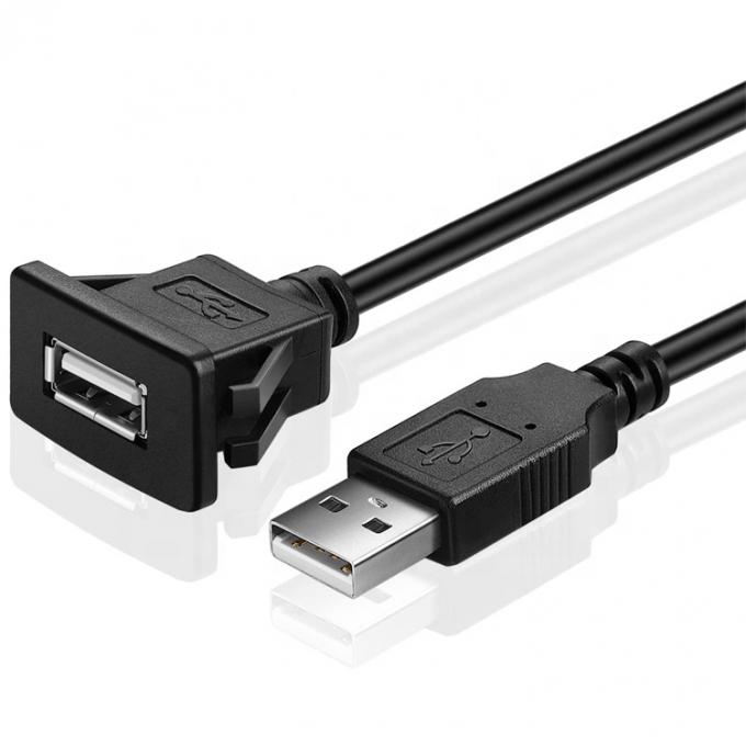 Snap Socket Dashboard Panel Man tot Vrouw USB-verlengkabel 2