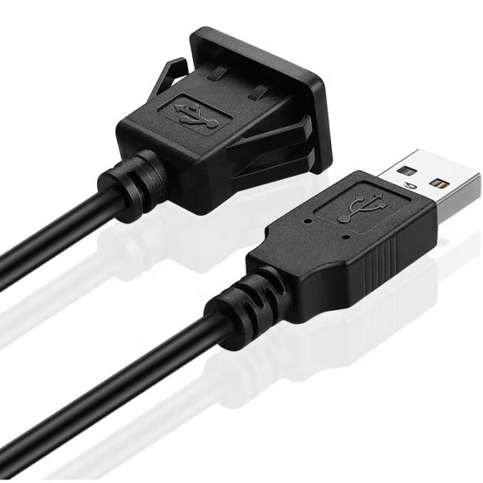 Snap Socket Dashboard Panel Man tot Vrouw USB-verlengkabel 5