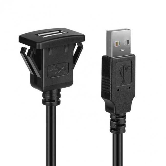 Snap Socket Dashboard Panel Man tot Vrouw USB-verlengkabel 3