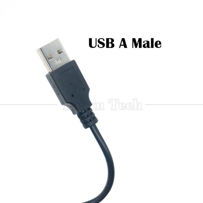 90 graden rechthoek USB A Male naar DC 2.5x0.7mm Barrel Jack Man Charger Cable voor Tablet Router 2