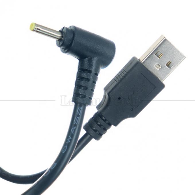 90 graden rechthoek USB A Male naar DC 2.5x0.7mm Barrel Jack Man Charger Cable voor Tablet Router 0