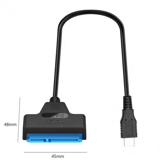 High Speed 5Gbps SDD HDD Hard Drive 2,5 inch USB Type C 3.1 naar Sata Adapter Kabel 2