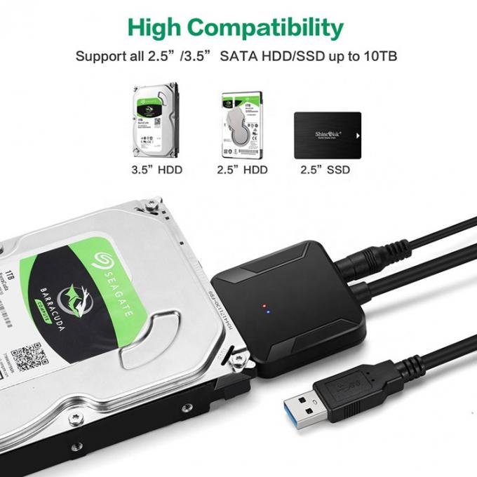 Hoge compatibiliteit 2,5 3,5 inch SSD HDD Hard Drive Disk USB 3.0 naar Sata kabel 3