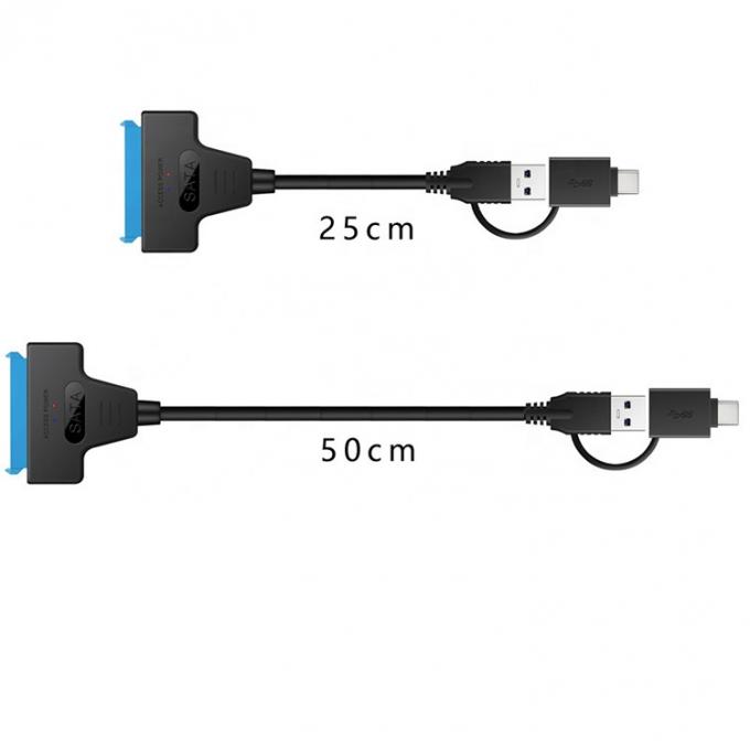 High Speed 5Gbps 2,5 inch SSD HDD Hard Disk Type C USB 3.0 Sata Adapter Kabel 4