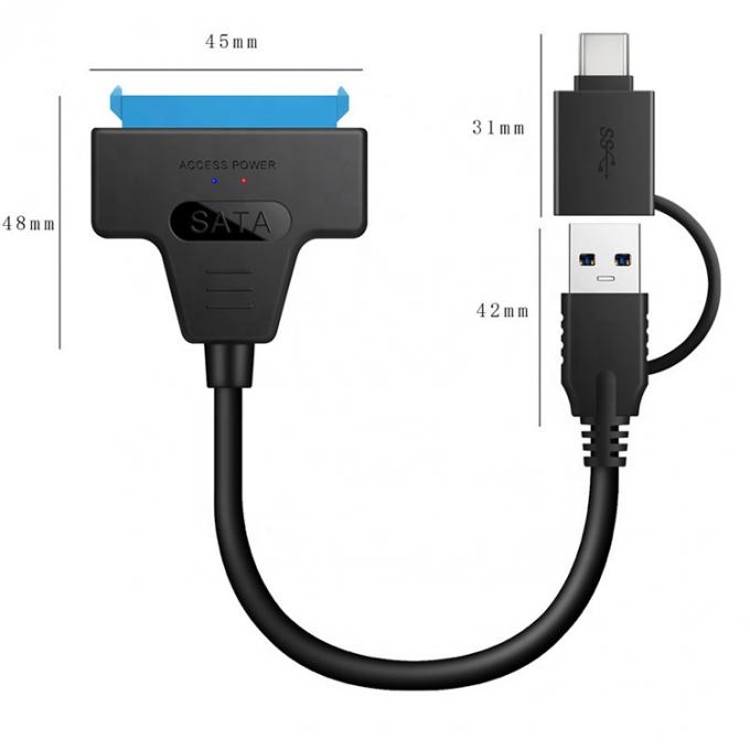 High Speed 5Gbps 2,5 inch SSD HDD Hard Disk Type C USB 3.0 Sata Adapter Kabel 3