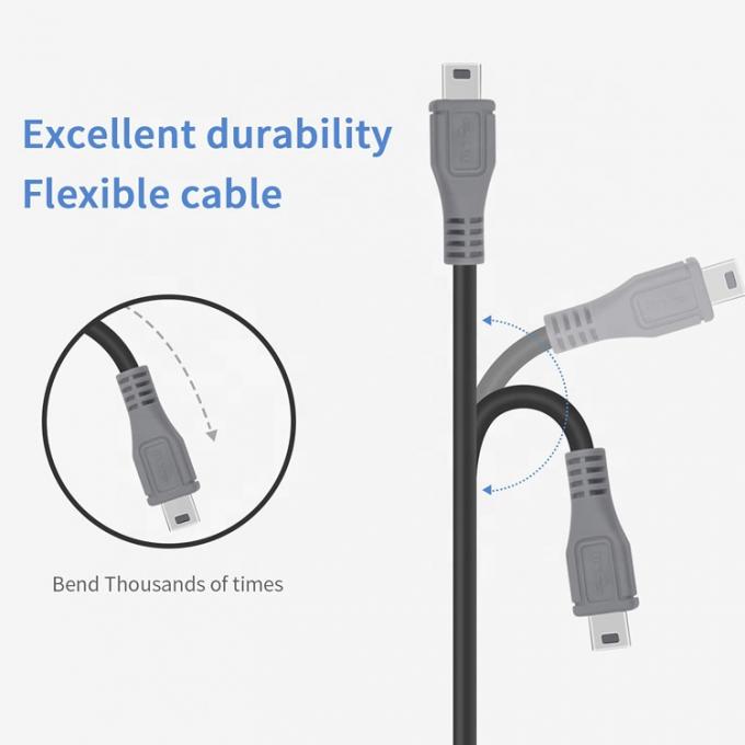 Data opladen USB Type C naar Mini 5 pin USB OTG adapter kabel voor camera telefoon video 2