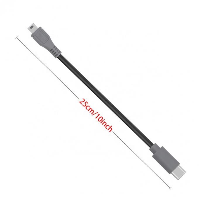 Data opladen USB Type C naar Mini 5 pin USB OTG adapter kabel voor camera telefoon video 3