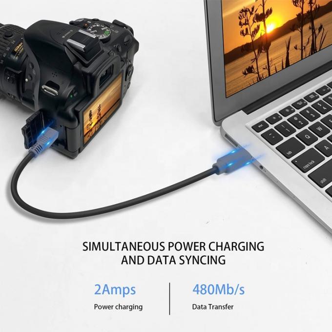 Data opladen USB Type C naar Mini 5 pin USB OTG adapter kabel voor camera telefoon video 4