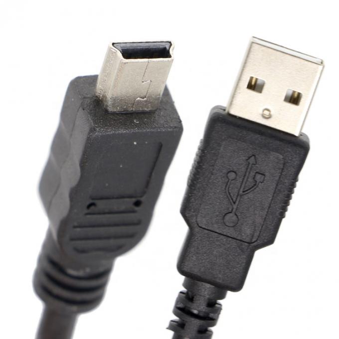 1m Digitale camera Magnetische ring Mini USB Data Charger kabel met Ferrite 6