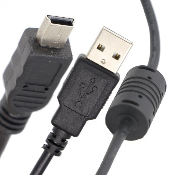 1m Digitale camera Magnetische ring Mini USB Data Charger kabel met Ferrite 4