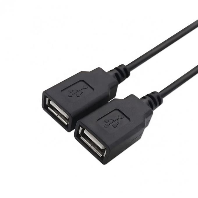 Custom OEM 2m 1 Man tot 2 Vrouw Y USB Splitter Cable voor opladen 5