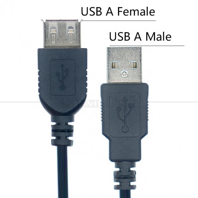 Hoogwaardige gegevensoplaadbare USB Type A Man tot Vrouw Verlengkabel voor computertoetsenbordmuisprinter 1