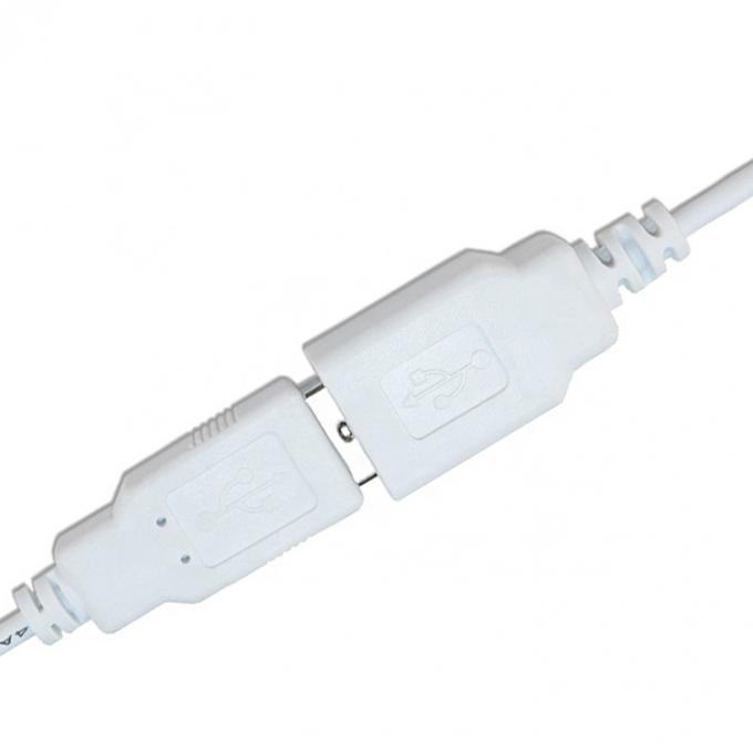 Custom 1m 2m 3m Witte USB A Man tot Open End Gelast Draad Breakout Extension Cable 6